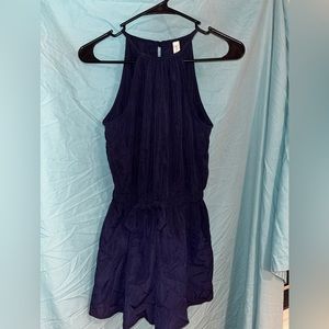 Navy romper